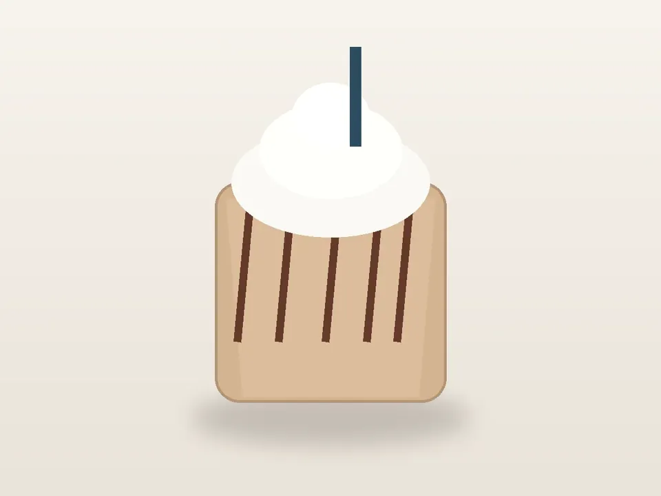 Illustrative homemade Jamocha-style Shake