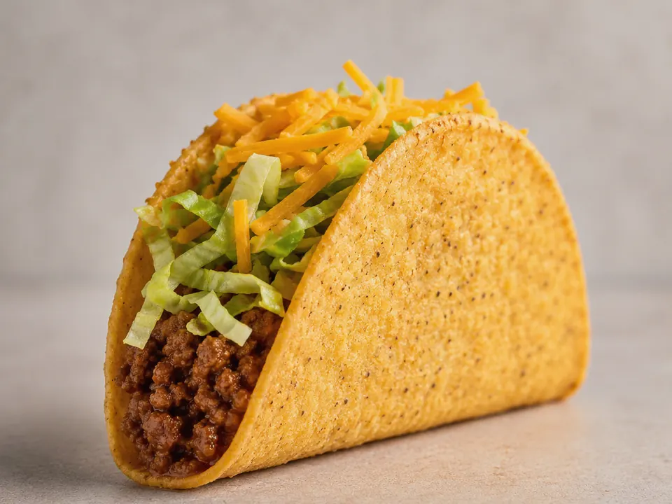 Illustrative homemade Steak Tacos-style