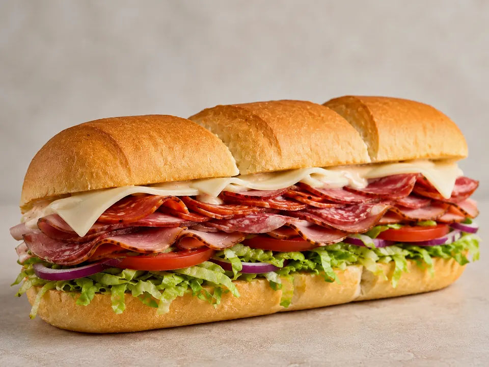 Illustrative homemade Italian Night Club-style Sub
