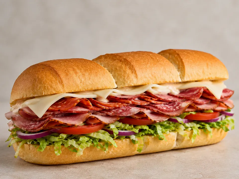 Illustrative homemade Turkey Tom-style Sub