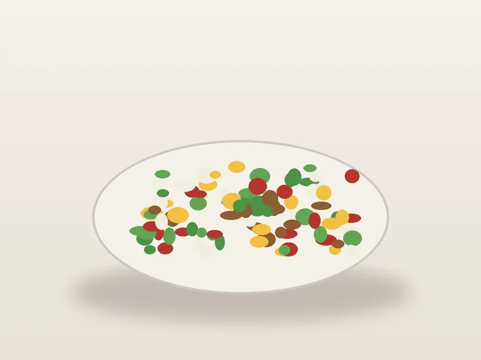 Illustrative homemade Green Goddess Cobb Salad-style