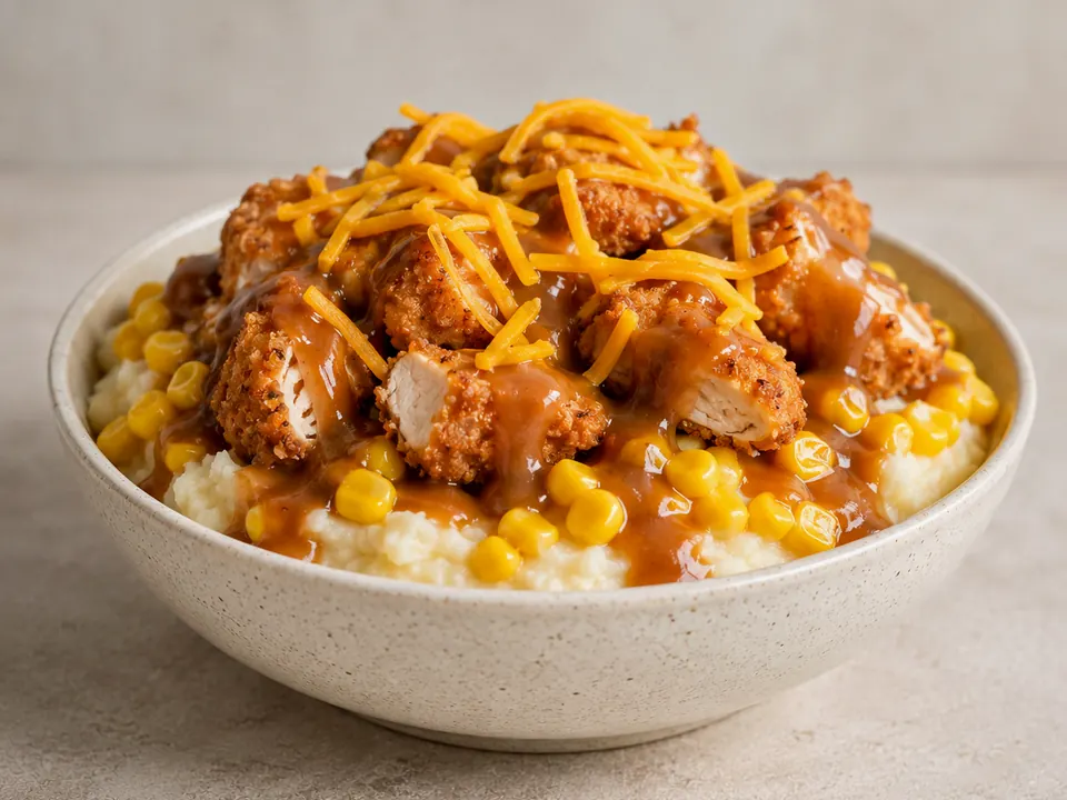 Illustrative homemade Mac & Cheese-style