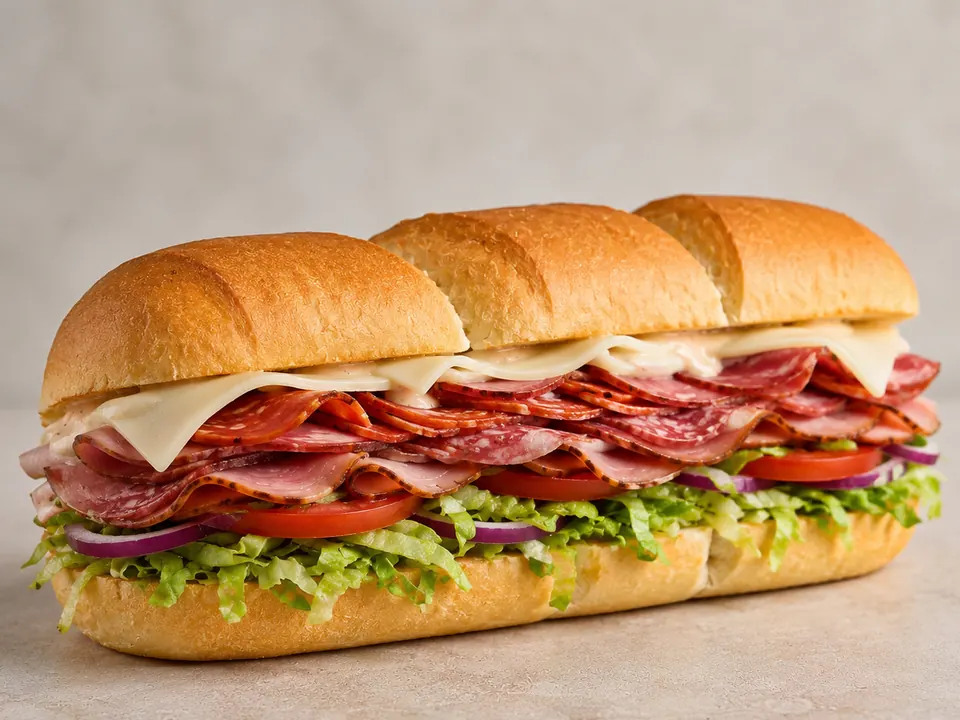 Illustrative homemade Italian B.M.T.-style Sub