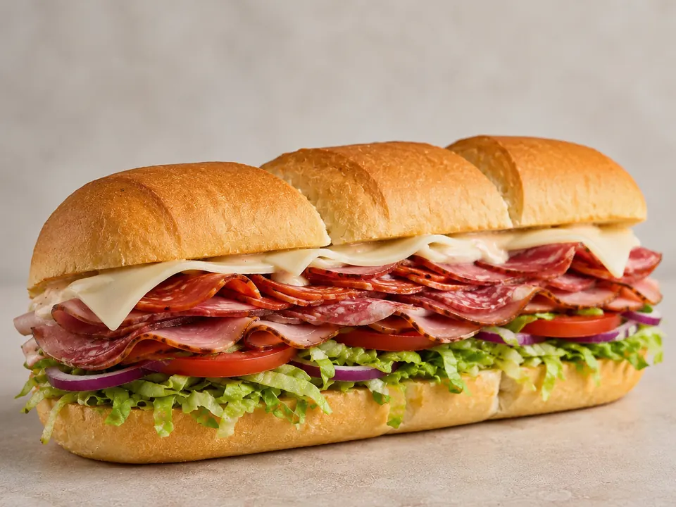 Illustrative homemade Oven-Roasted Turkey-style Sub