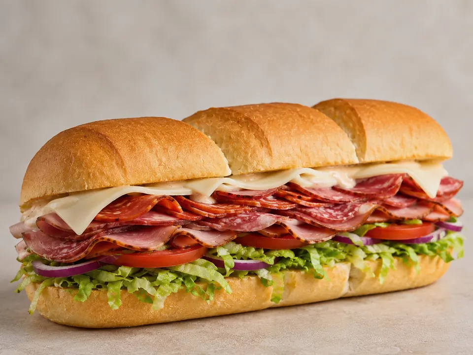 Illustrative homemade Steak & Cheese-style Sub